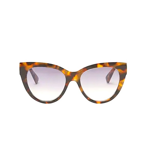 Express Accessories - Tortoiseshell Round Tinted Sunglasses